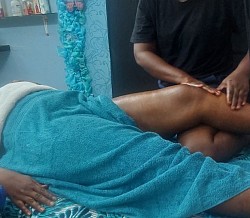 Massage des jambes